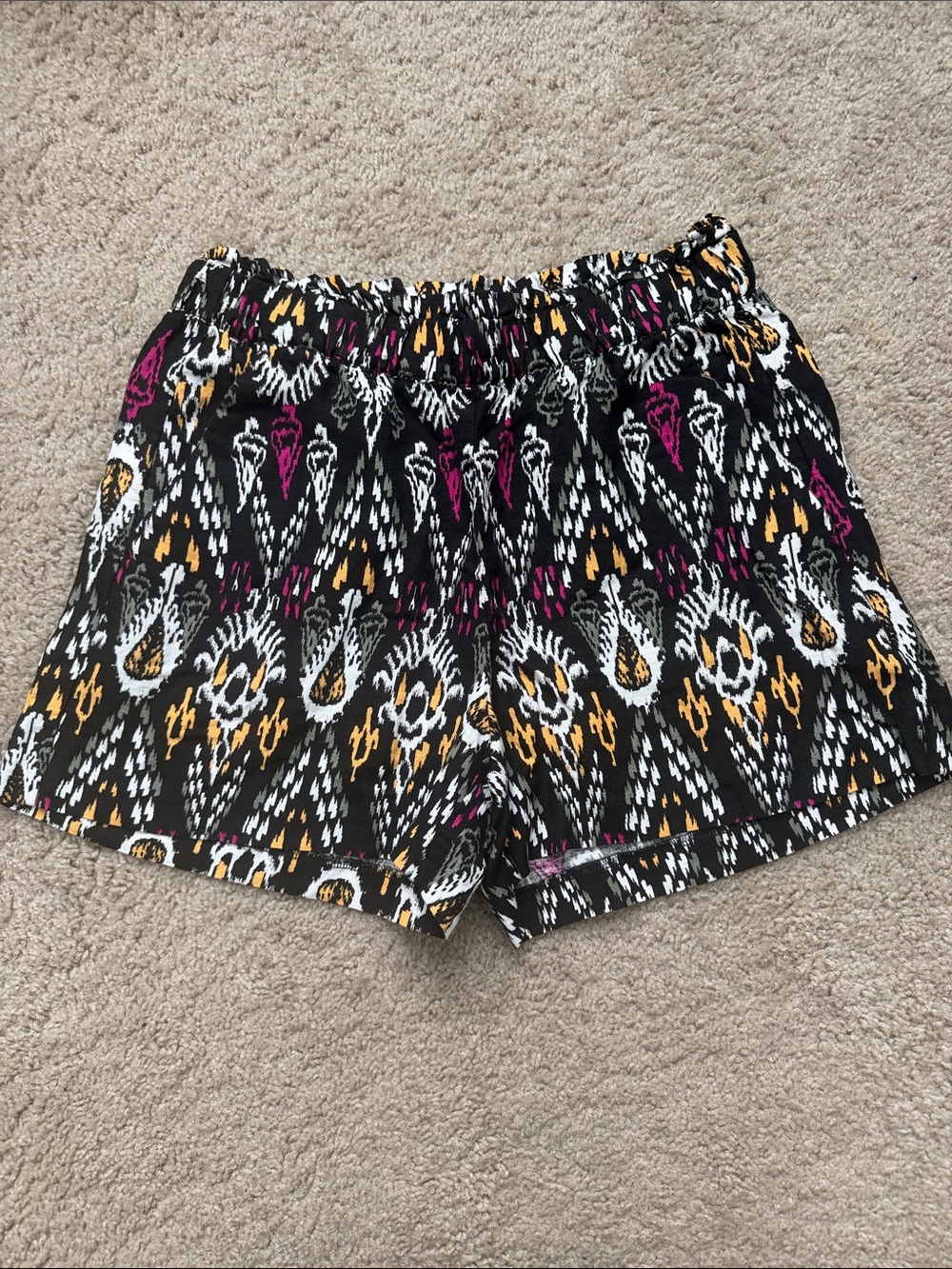 Loft Patterned Elastic-Waist Women’s Shorts